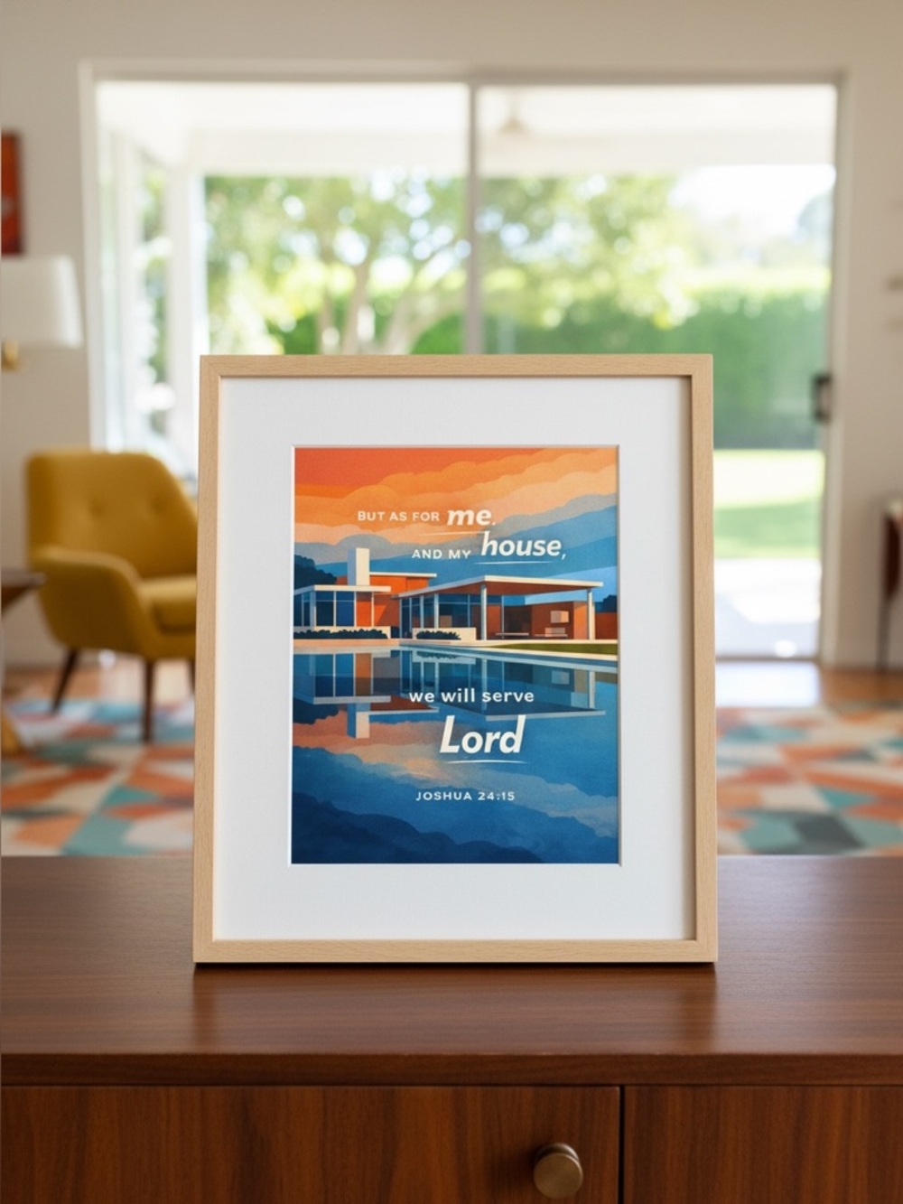 DDS Art Print, 8x10, Bible Verse, Paper Print, Unframed, House Series